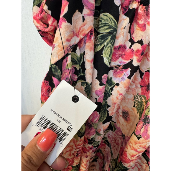 Ophelia Roe Floral Maxi Dress Size 2X Plus Size - Picture 6 of 7